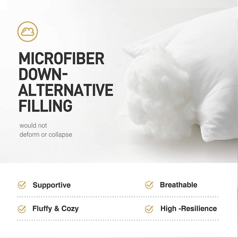 Eminence Home Dreamliner Algo 45x45cm Cushion Filler - Down Alternative Pillow Insert - Image 3